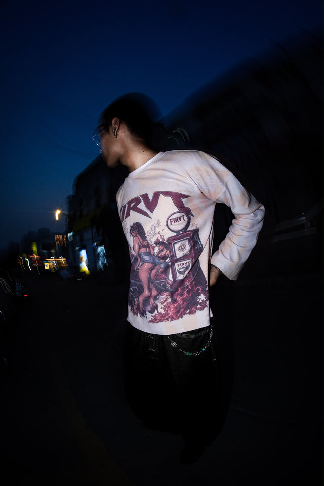 RETRO FUEL WAFFLE T-SHIRT