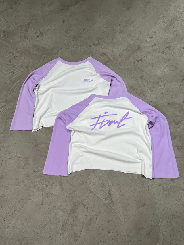 RAGLAN WAFFLE LAVENDER T-SHIRT