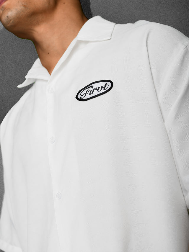 FIRVT TAG WHITE SHIRT