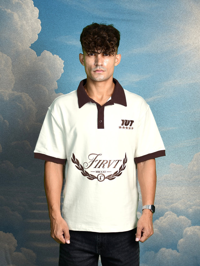 FIRVT LEGACY BROWN POLO