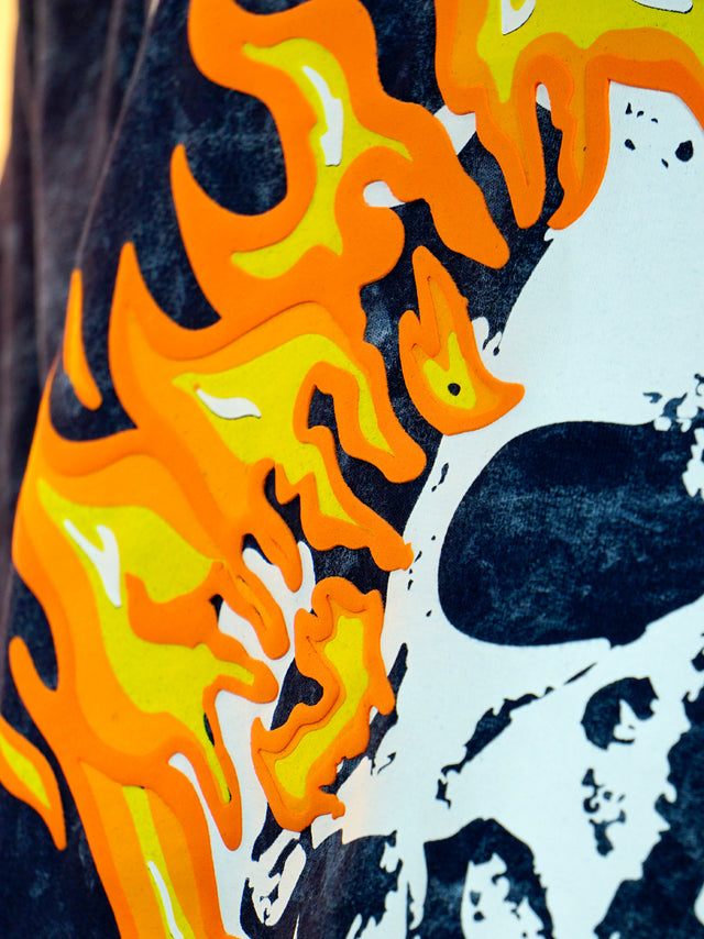 GHOST RIDER ACID WASH TSHIRT