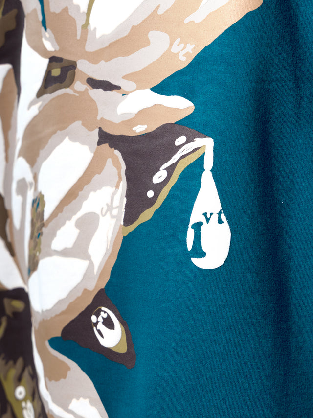MAGNOLIA FLOWER GREEN T-SHIRT