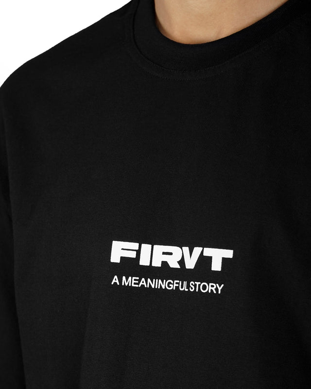 FIRVT BASIC BLACK TSHIRT