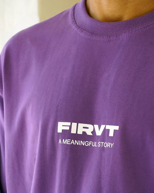 FIRVT BASIC PURPLE TSHIRT