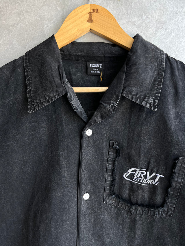 FIRVT VINTAGE BLACK WASHED SHIRT