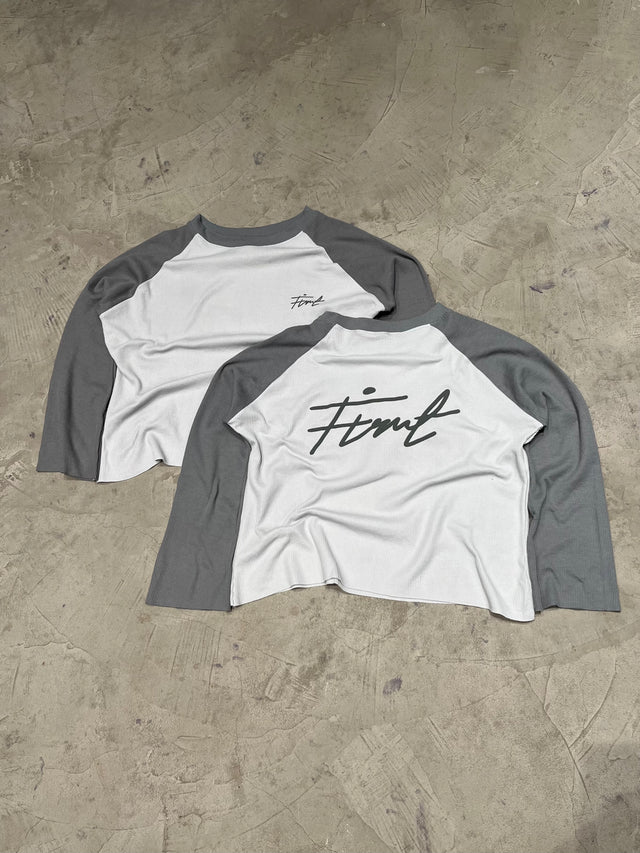 RAGLAN WAFFLE GRAY T-SHIRT