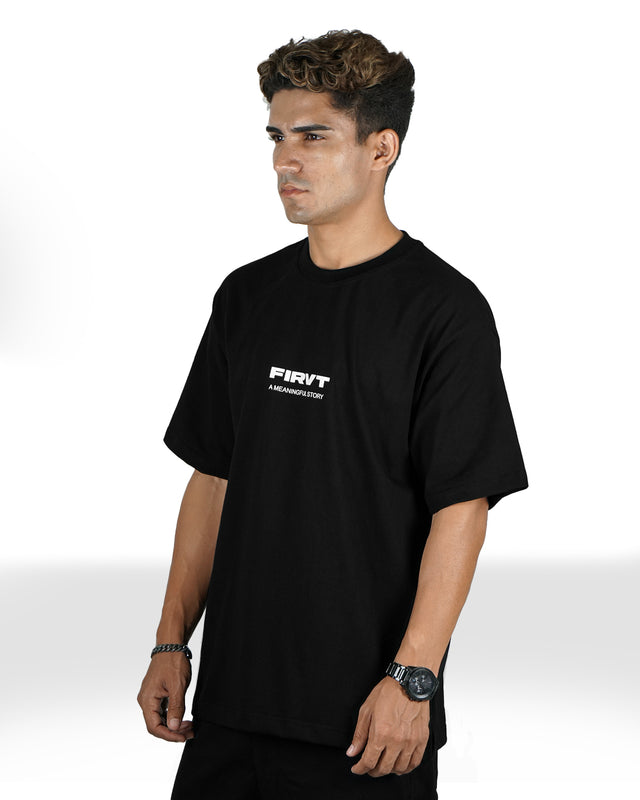 FIRVT BASIC BLACK TSHIRT
