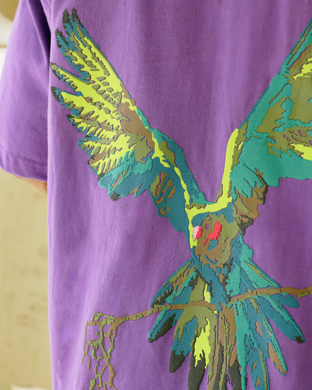 ROSE WINGS PURPLE T-SHIRT