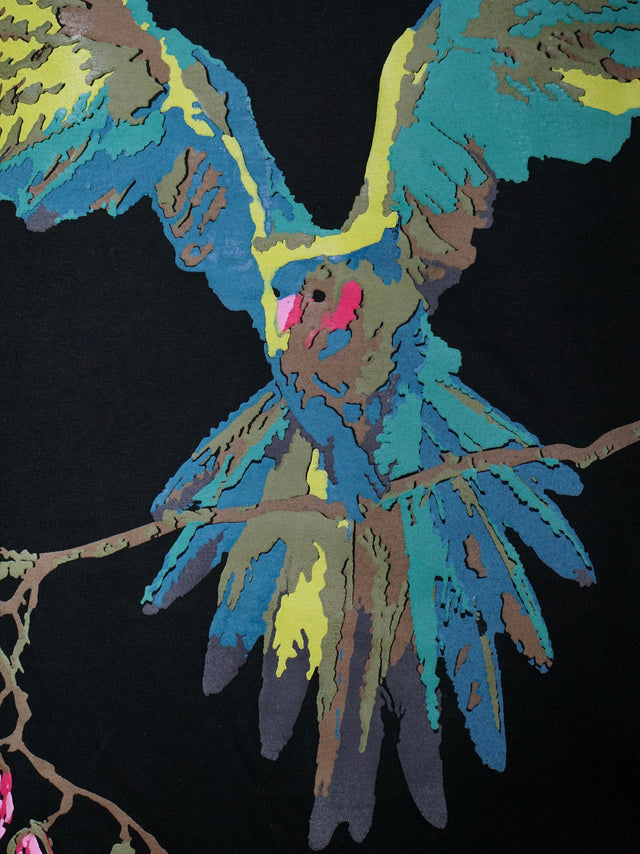 ROSE WINGS BLACK T-SHIRT