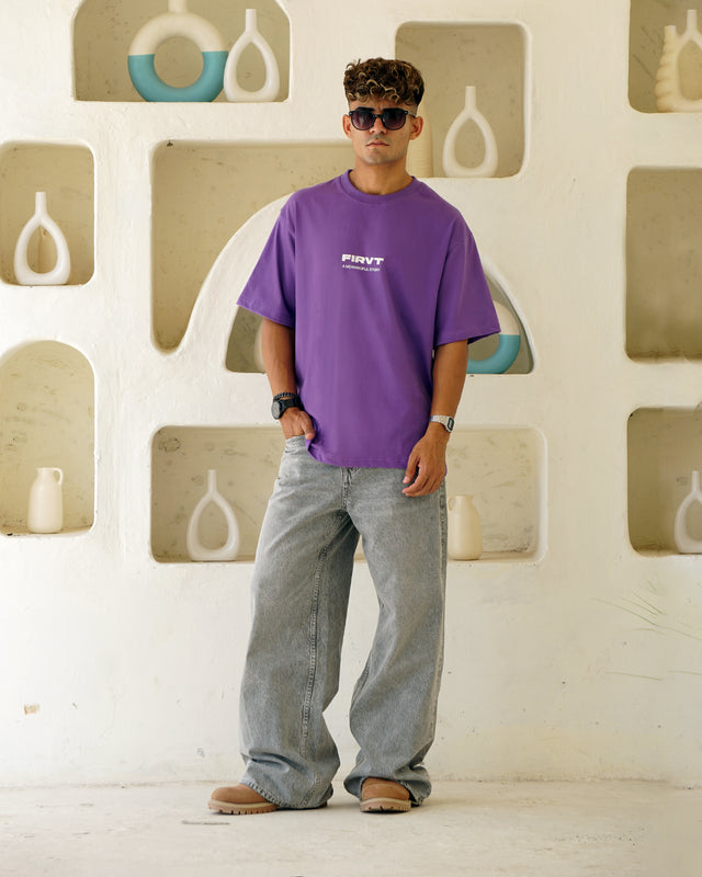 FIRVT BASIC PURPLE TSHIRT