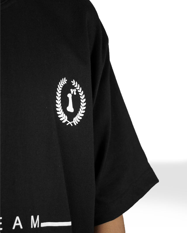 TEAM FIRVT BLACK TSHIRT