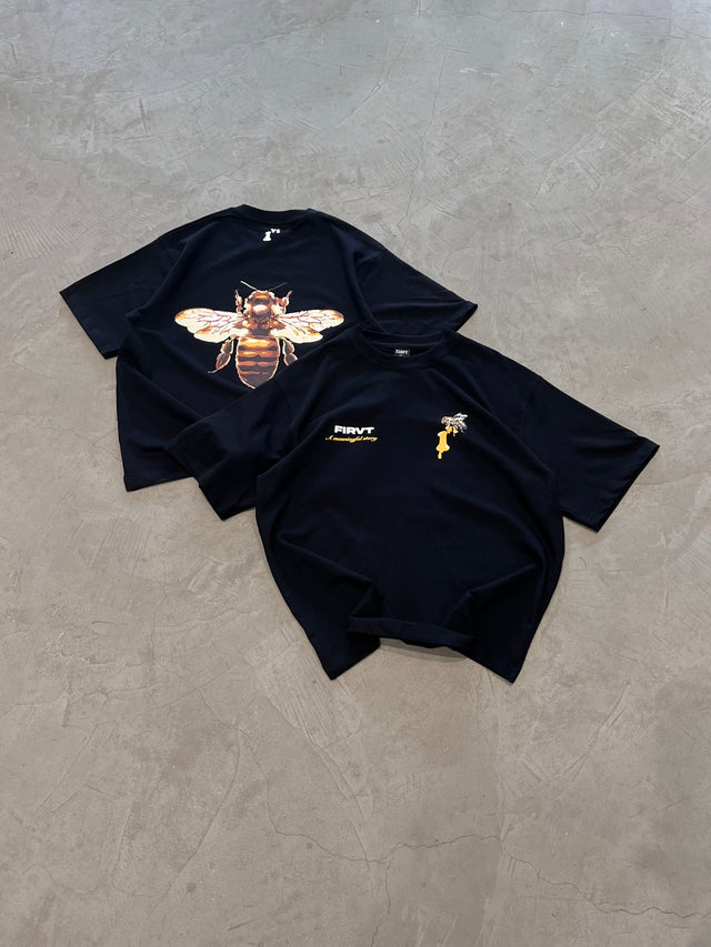 HONEY BEE BLACK T-SHIRT
