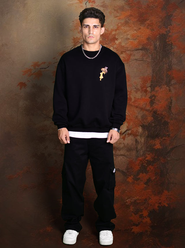 HONEY BEE BLACK SWEATSHIRT