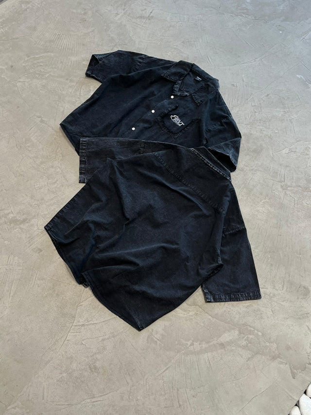 FIRVT VINTAGE BLACK WASHED SHIRT