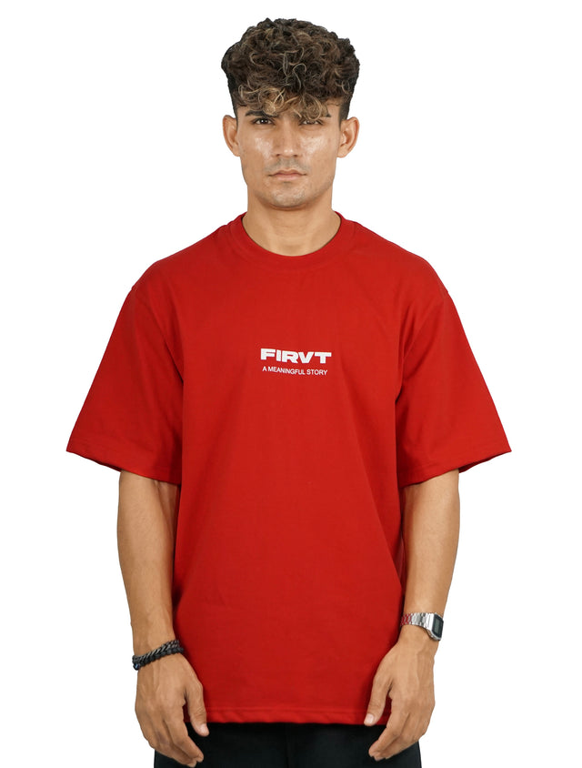 FIRVT RED TSHIRT
