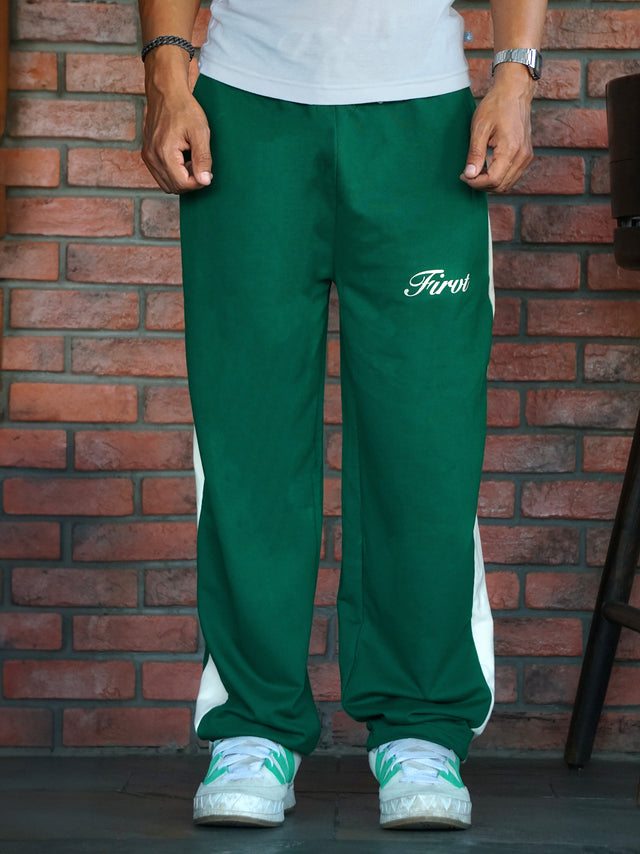 RELAXED SIDE STRIPE SWEATPANTS GREEN