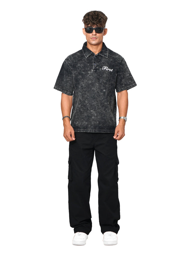 FIRVT ACID WASH POLO