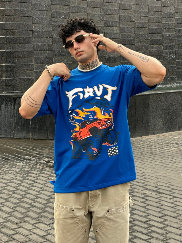 WHEELS BLUE TSHIRT
