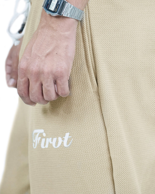 FIRVT RELAXED CAMEL SWEATPANTS