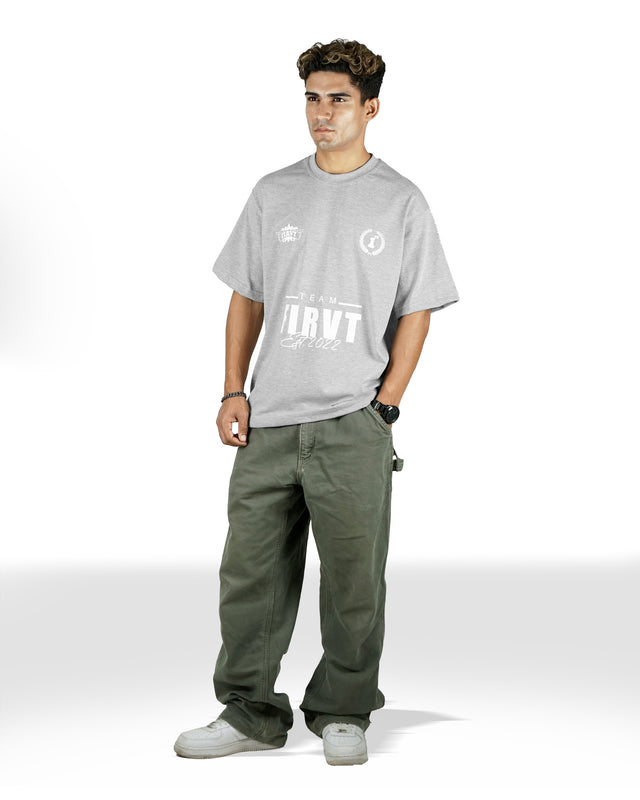 TEAM FIRVT GREY TSHIRT