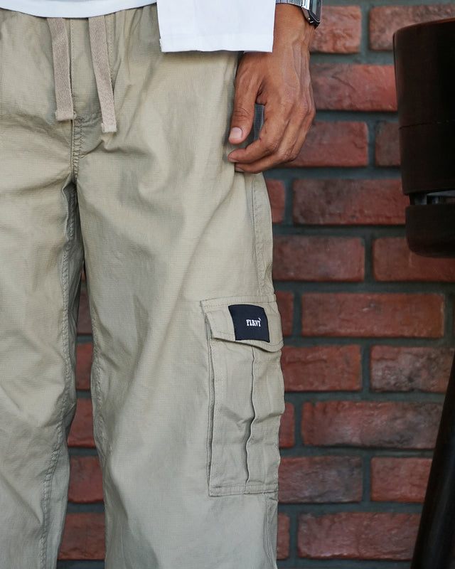 RELAXED FIT BEIGE CARGO
