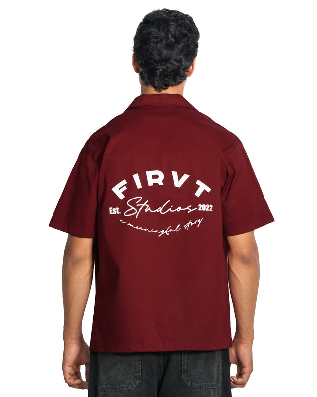BOWLING SHIRT WINE