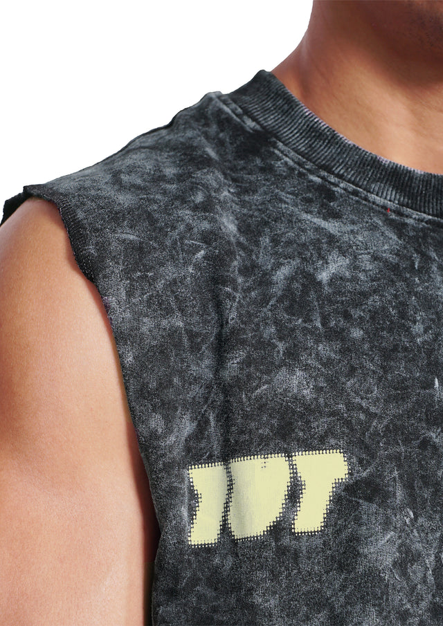 TRAINING CLUB ACID WASHED TANK