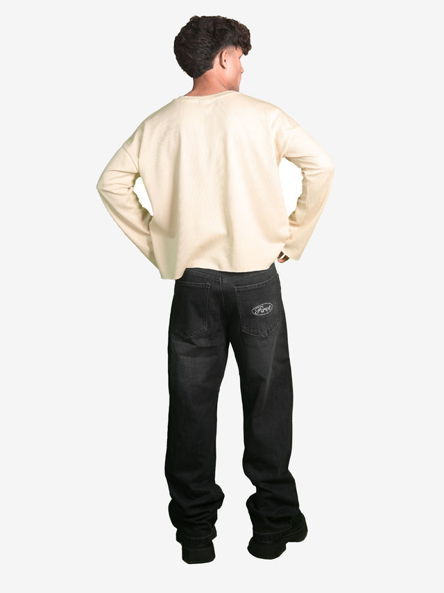 CREAM WAFFLE T-SHIRT