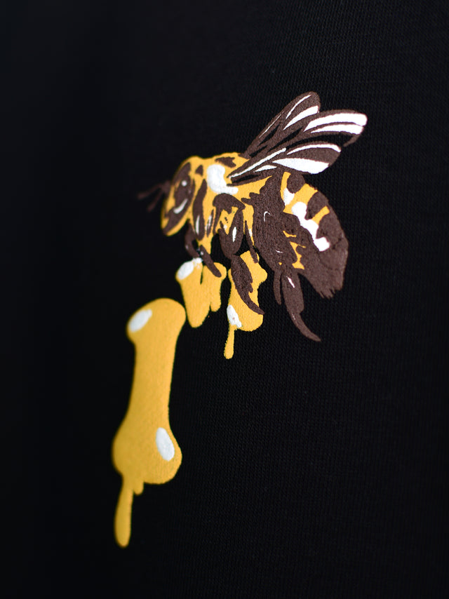 HONEY BEE BLACK SWEATSHIRT