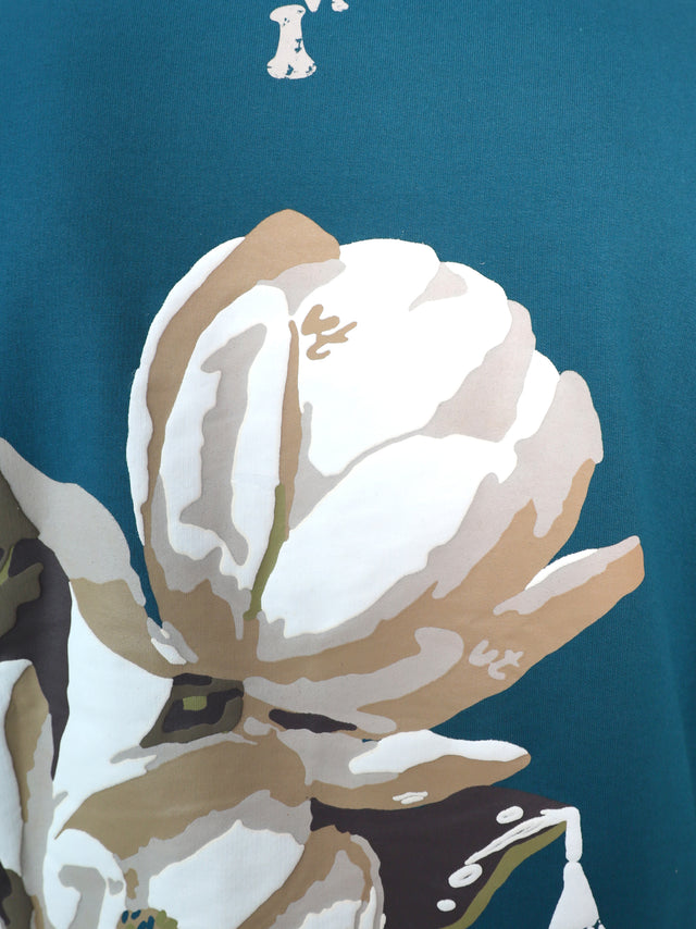 MAGNOLIA FLOWER GREEN T-SHIRT