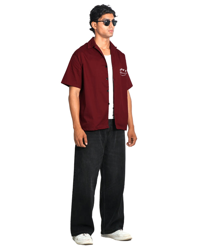 BOWLING SHIRT WINE