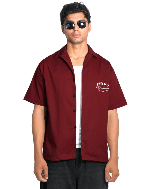 BOWLING SHIRT WINE