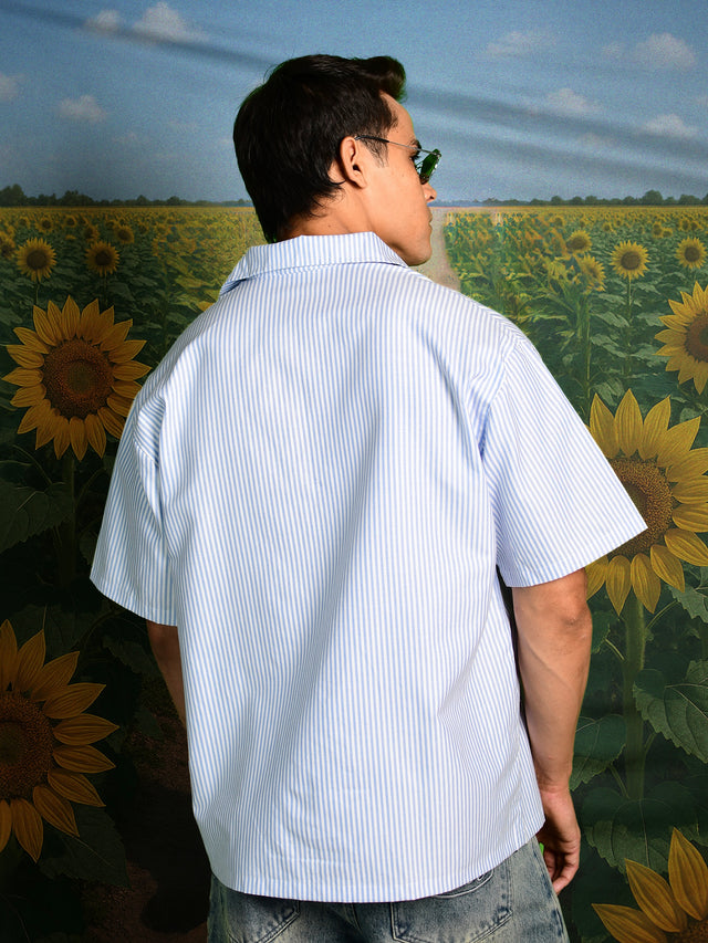 SUNFLOWER BLUE STRIPED SHIRT