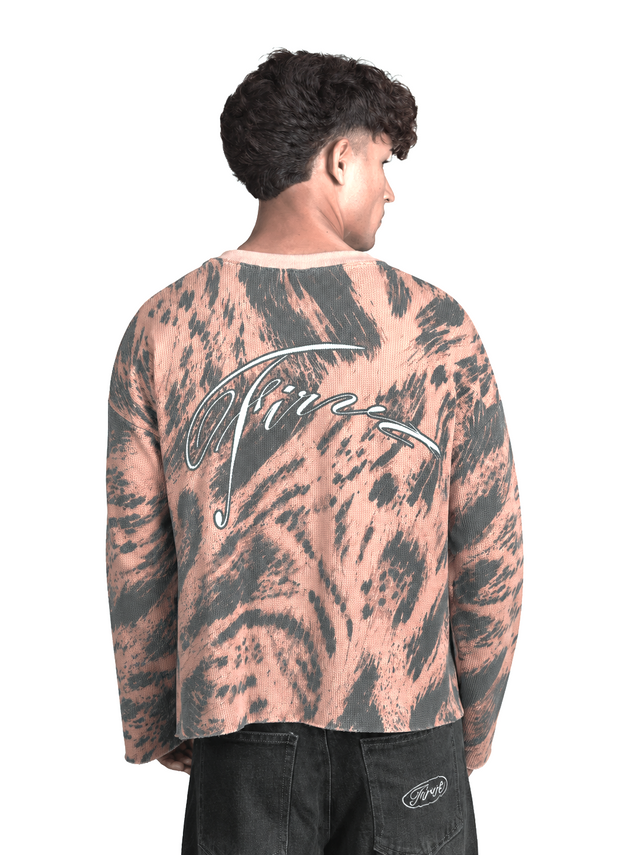 TIGER STRIKE WAFFLE T-SHIRT