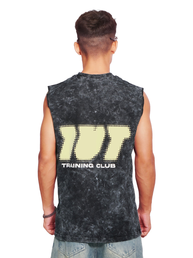 TRAINING CLUB ACID WASHED TANK