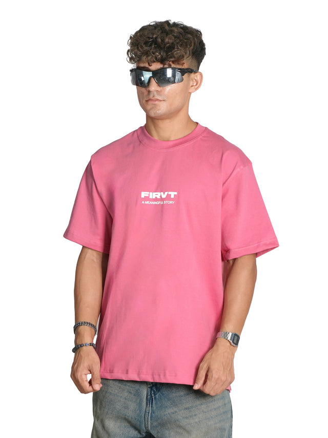 FIRVT PINK T-SHIRT