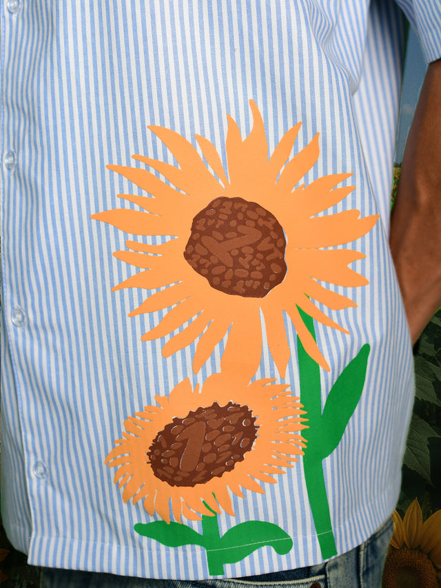 SUNFLOWER BLUE STRIPED SHIRT