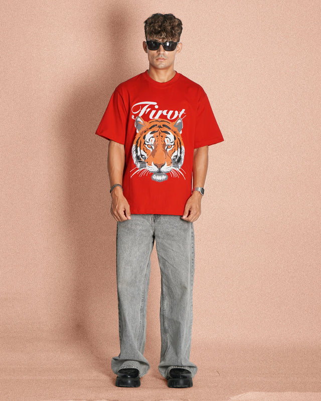ALMIGHTY TIGER RED T-SHIRT
