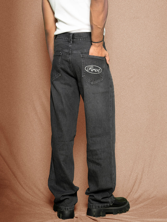 BLACK WASHED DENIM