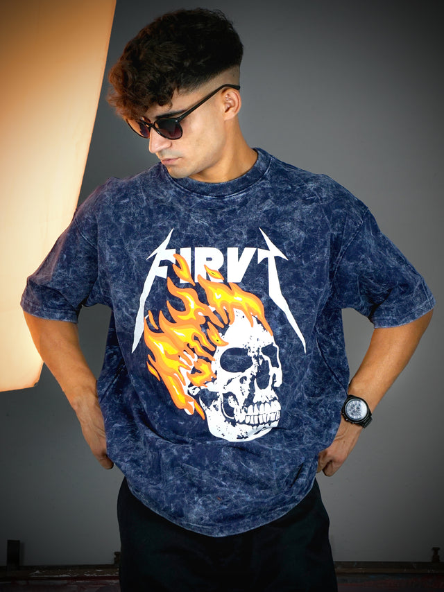 GHOST RIDER ACID WASH TSHIRT