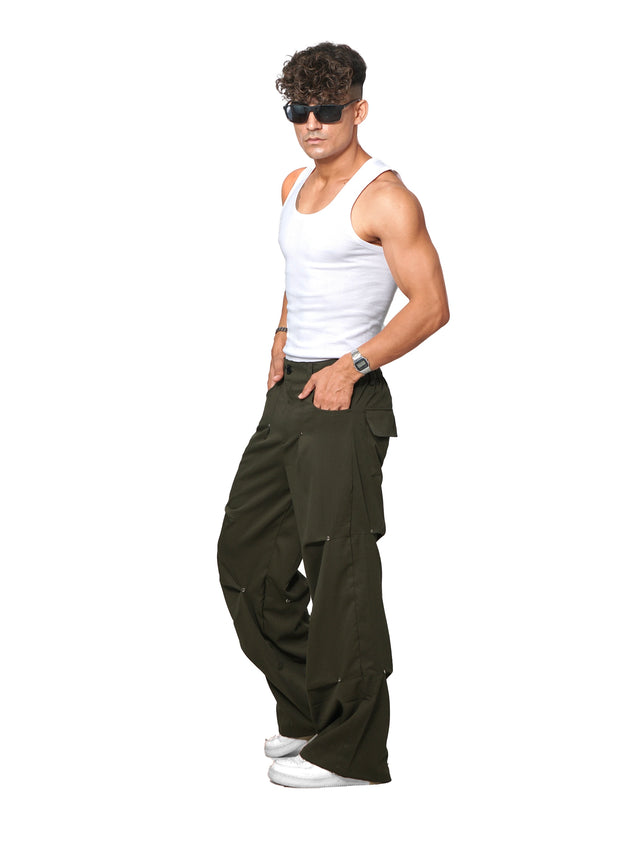 PARACHUTE PANT MILITARY GREEN