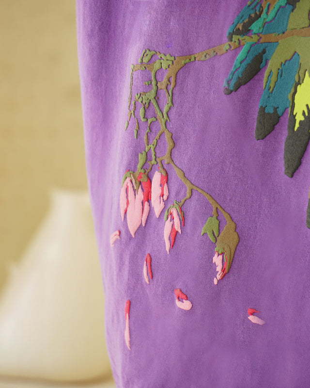 ROSE WINGS PURPLE T-SHIRT