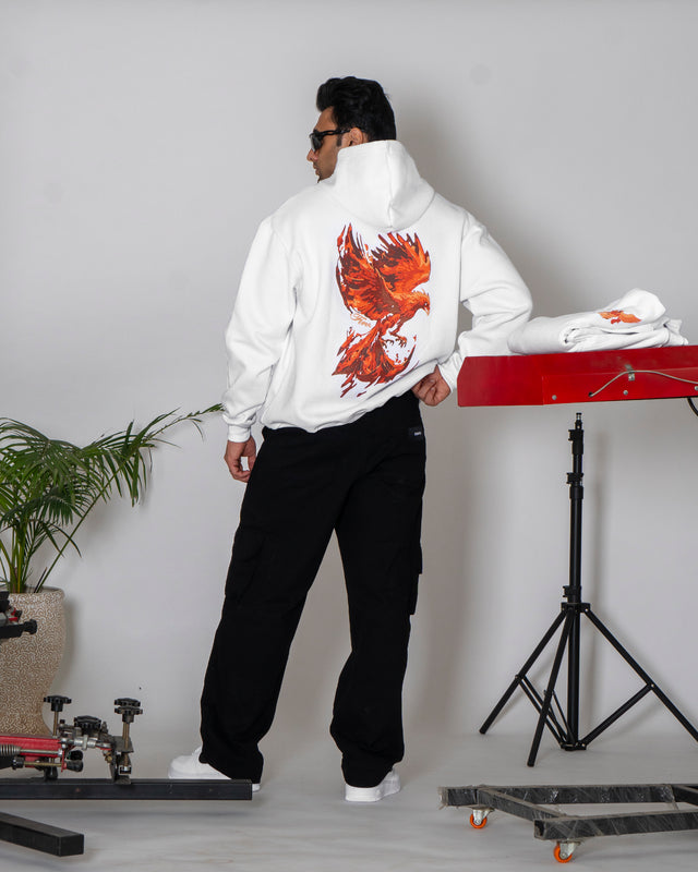 PHOENIX WHITE HOODIE