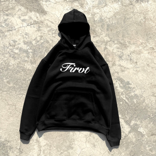 WORDS BLACK HOODIE