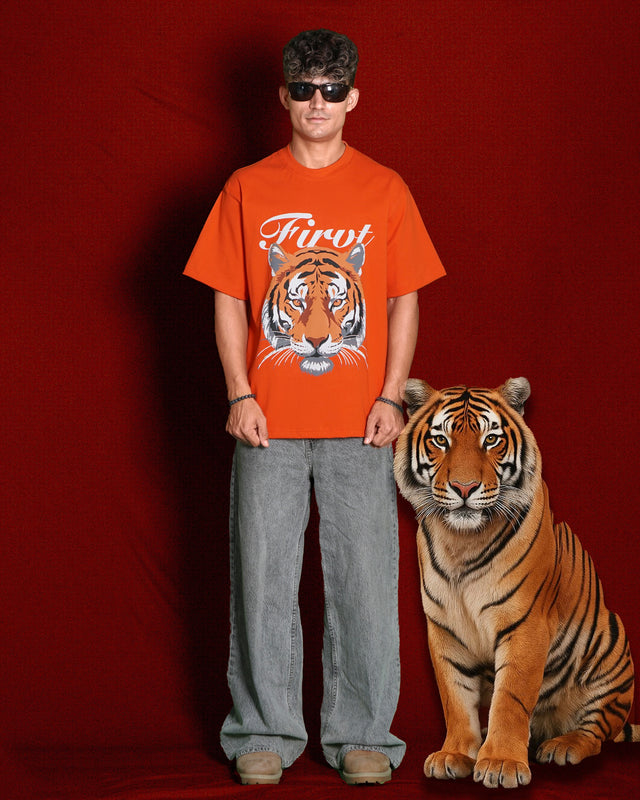 ALMIGHTY TIGER ORANGE T-SHIRT