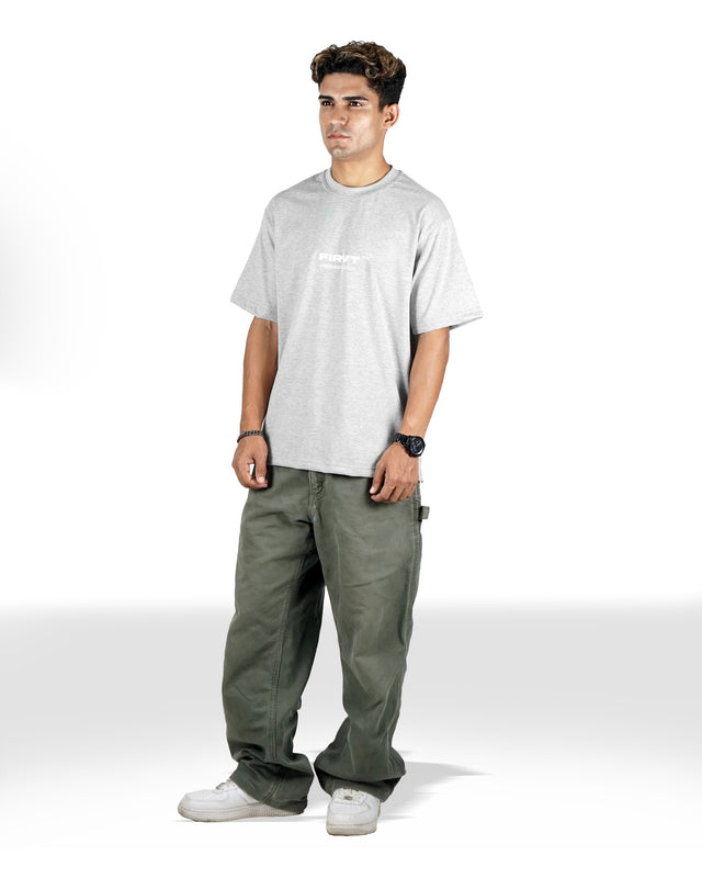 FIRVT BASIC GREY TSHIRT