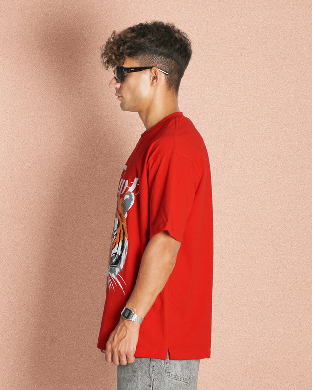 ALMIGHTY TIGER RED T-SHIRT