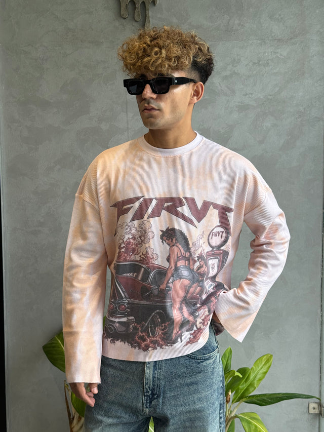 RETRO FUEL WAFFLE T-SHIRT