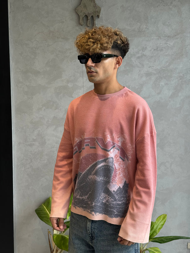SHARK WAFFLE T-SHIRT