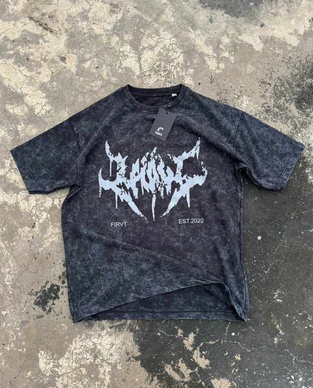 FIRVT STAMP ACID WASH TSHIRT